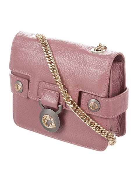 versace red leather crossbody bags|versace collection crossbody bag.